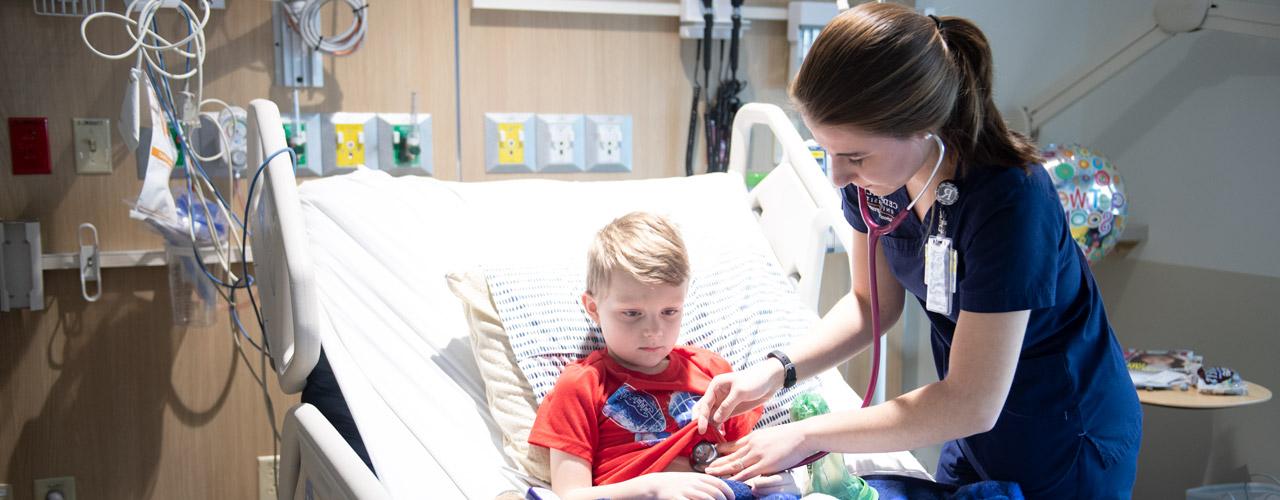 Nursing student at Dayton Children&#39;s Hospital