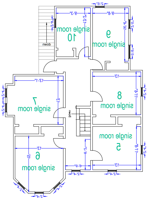 South House second floor layout